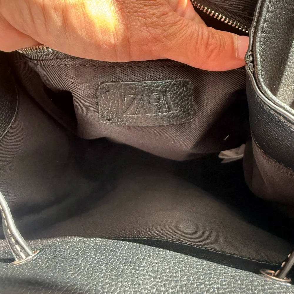 Zara Black Tote